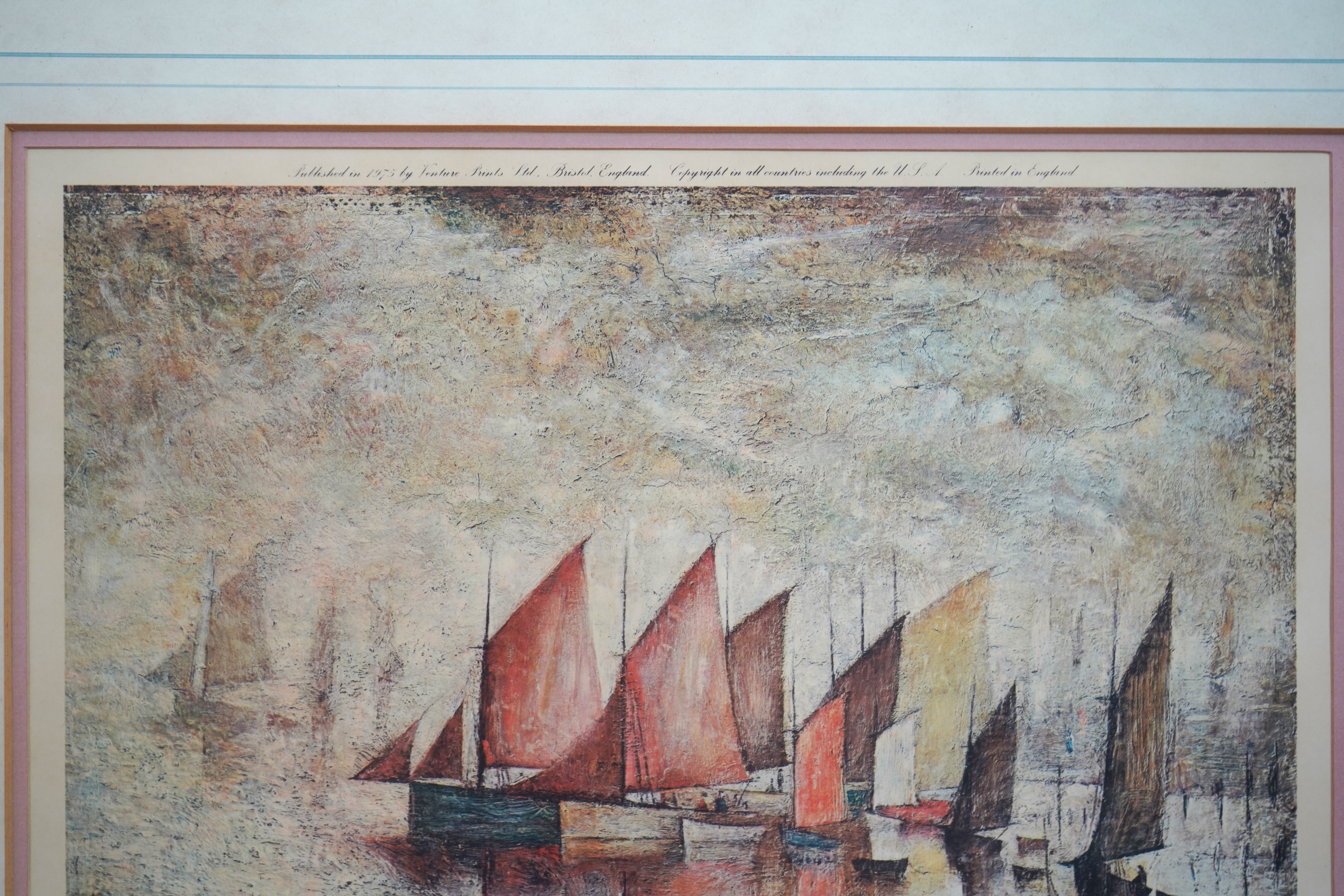 Laurence Stephen Lowry RBA, RA (1887-1976), 1887-1976, 'Sailing Boats'